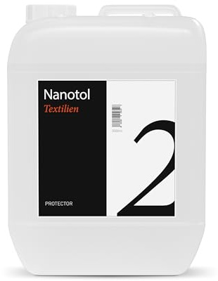 Nanotol Bombe Imperméabilisante Textile Nanotechnologique de haute qualitée (respirant, sans odeur, invisible et lavable), Spray Impermeabilisant chaussure et tous autres textiles (5000 ml pour 100m²)