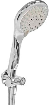 Kit Doccia Multigetto Idromassaggio con Soffione, Doccetta, Supporto a Muro e Flessibile | Design Elegante in Acciaio Cromato | Esperienza Spa a Casa Tua