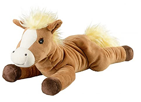 Warmies® Wärmekissen/Stofftier Pony Hirse Lavendelfüllung 40cm 700g (exklusives Warmies-Design für Greenlife Value)