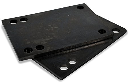 JUCKER HAWAII Longboard Skateboard Riserpads/Shockpads 3mm Top Mount