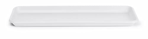 Floralo e. K. Kunststoff-Untersetzer für Bewässerungskasten (57 x 20 cm x 3,1 cm hoch, weiß*)