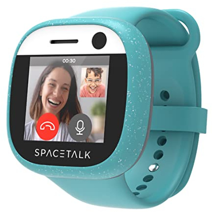 SPACETALK Adventurer 4G Smart Watch - Freedom & Safety at All Ages with Pre-Installed SIM, 4G GPS Tracker, Video Calling, 5MP Camera, Safe Contacts, SMS Text & Chat, School Mode, Emergency SOS, Ocean