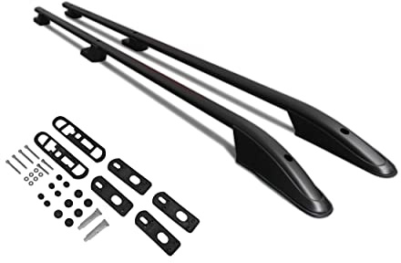 Chromemaster Dachreling Dachträger | Kompatibel mit Ford Transit Custom 2012-2023 L2 Long; Zur Befestigung der Dachgepäckträger, Dachboxen oder Dachfahrradträger; Robuste Konstruktion aus Aluminium
