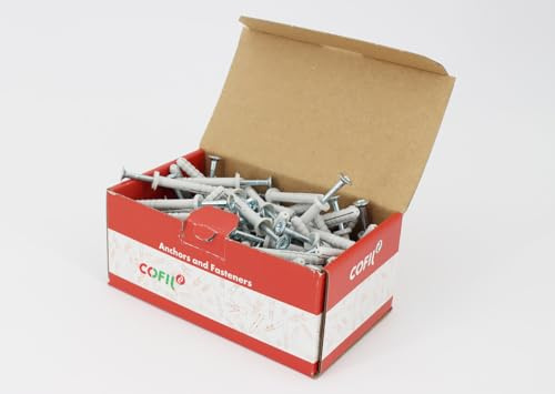 Boite de 100 chevilles à frapper polyamide 6X45mm