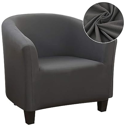 Mswborml Modern Hussen für Clubsessel Cocktailsessel Ohne Armlehne, Sesselschoner Sesselbezug Clubsessel, Elastisch Sesselschoner für Clubsessel, Sesselschoner Elastisch Sesselüberwurf,M