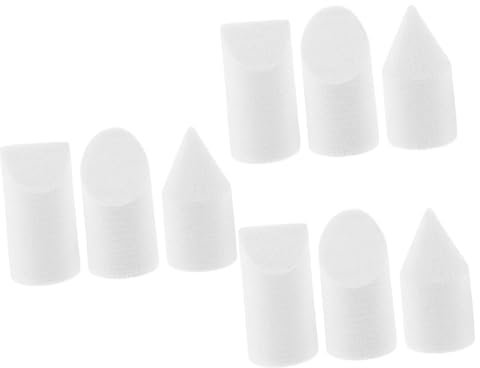 Operitacx 9piezas Herramientas De Dibujo De Esponja Para Artistas Puntas De Reemplazo Para y Dibujos Accesorios De Arte