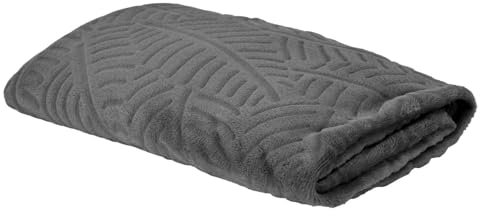 HOME DECO FACTORY, TX0098, Morbida ed Elegante Coperta in Flanella Goffrata, Perfetta per Il Divano o Il Letto, di Facile Manutenzione, Ideale per Tutte Le Occasioni - 120x150 cm, Grigio Scuro