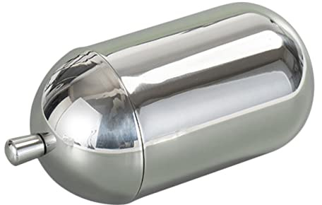 IMIKEYA Caja Organizadora De Algodón Contenedor De Bastoncillos De Algodón Plateado Recipiente Redondo Con Tapa Dispensador De Bastoncillos De Algodón Recipiente Redondo Almohadillas De