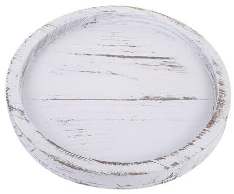 Alipis Wooden Decorative Tray Food Serving Platter Tea Cup Tray for Entertaining