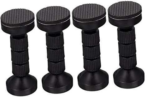 CHILDWEET 4pcs Sturdy Bed Frame Fixer Threaded Bed Slats Stabilizers for Wall Reducing Shaking and Noise
