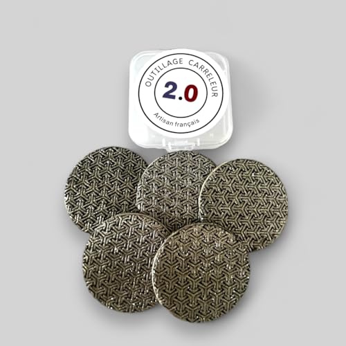 Pack 5 Mini Disques Diamantés Gris Grain 60 “Y” Ø30 mm – Finition & Polissage Carrelage, Marbre, Béton | Outillage Carreleur 2.0