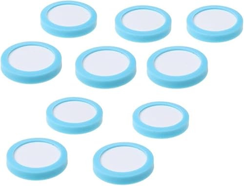 PawwJoy 10 Stück Aquarium CO2 Diffusor Keramikscheibe Ersatz 3 cm Durchmesser Kohlendioxid Zerstäuber Membran für Wasserpflanzen