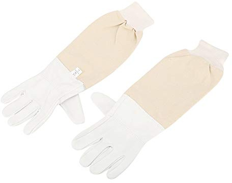 Yechiry Biodlarhandskar med Extra Långa ärmar Slitstarkt Getskinnsläder för Biodlare och Hobbyister Storlek XXXL (XXL)
