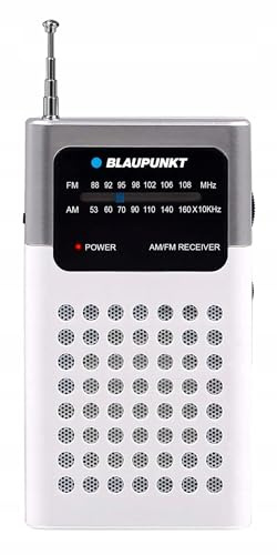 Blaupunkt PR4WH Tragbares Radio, Grau (AM, FM, 0,3 W, Grau, AA, 60 mm, 24 mm)