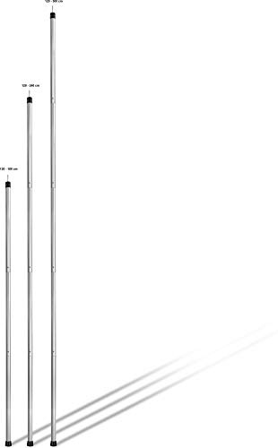 normani Outdoor Sports Zeltstange Aufstellstange Stützstange aus Alu 120 cm bis 300 cm