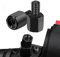 Lot de 2 adaptateurs de rétroviseurs M10 à filetage à droite M8 pour moto Adaptateur miroir adaptateur miroir m10 sur m8 CYWVYNYT (2 pièces)