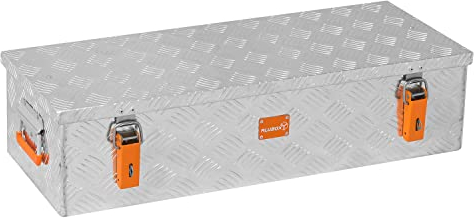 alubox Werkzeugkiste Riffelblech ABX-RL48 Aluminium 1,5mm Werkzeugkiste leicht und robust 48 Liter