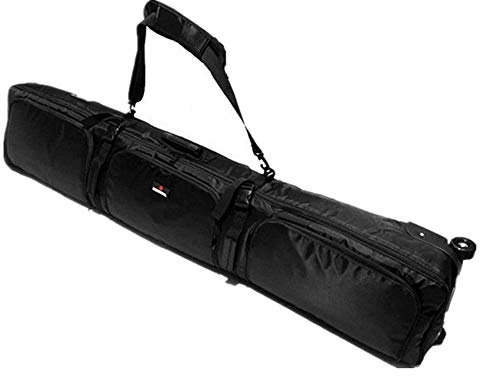 ADITAM Vollständig gepolsterte Reise-Ski-Snowboard-Tasche mit Rädern wasserdichte Schneesport-Bretttaschen Double the Comfort