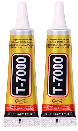 T7000 MOGHEM Super Glue Black 2x15ml(1OZ) Multifunctional high precision industrial adhesive