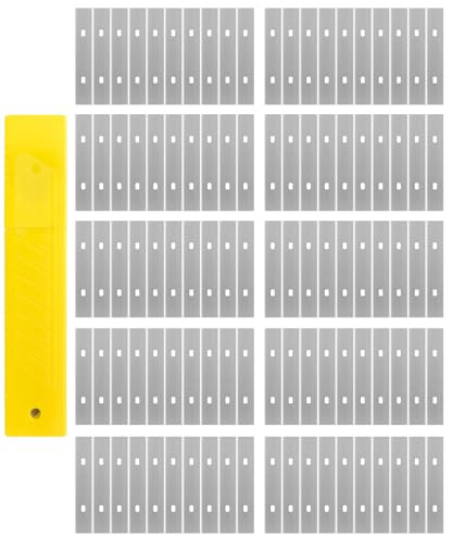 Bates- Replacement Scraper Blades, 4 Inch, 100 pcs, Scraper Blades, Floor Scrapper Blade, Replacement Razor Blades, Carbon Steel Razor Blades, Paint Scraper Blades, 4 Inch Scraper Blades