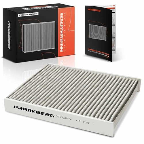 Frankberg Innenraumfilter Pollenfilter mit Aktivkohlefilter 64119163329 | Kompatibel mit Ghost II Extended Wheelbase RR22, B5 F10, Ghost II RR21, 5er F10, B6 Cabriolet F12, B6 Gran Coupe F06