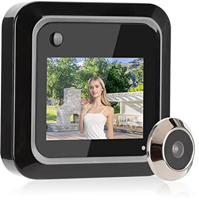 Sonew 2,4-Zoll-Smart-Türspion, TFT-LCD-Bildschirm, 0,3 MP, 95°-Weitwinkelkamera, Fotoaufzeichnung, Einfache Installation und Bedienung, 24-Stunden-Sicherheit für Zuhause