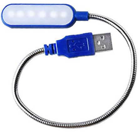Lampada da lettura con clip per computer portatile, luce per libro, lampada da lettura, luci da lettura per libri a letto, lampada per libri, luce notturna USB per laptop, lampada a colori caldi per