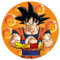 Dekora, Dragon Ball Edible Cake Topper, Son Gokū Decoration for Children's Birthday Cake, Round Wafer Disc 20 CM