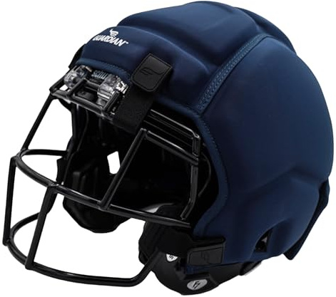 Guardian Cap XT 2.0 Navy – Gepolsterter Softshell-Helmüberzug für Fußball – reduziert Stöße und schützt Helme – schlankes Design – Einheitsgröße für Jugendliche, High School & College Spieler