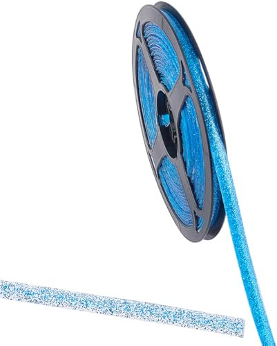 GORGECRAFT Nastro Sigillante Autoadesivo Decorativo per Piastrelle In Ceramica Antimuffa Da 6 m X 7mm Blu Reale Impermeabile per Bordi Del Pavimento per Lavello Fornello Bagno Vasca Soffitto