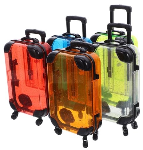 Abaodam Lot De 5 Valises Valises De Jeu pour Enfants Jouets De Simulation pour Enfants Conteneur pour Bébé