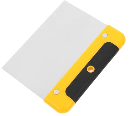 OUNONA Spatola in Acciaio Inox per Stucco e Riparazioni Muro Raschietto Multifunzionale per Pulizia e Applicazione Intonaco Utile per Vernice da Parati e Filler Taglio Affilato e