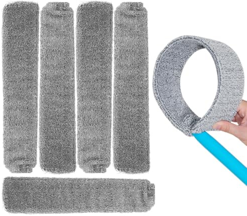 Recambios para Plumero - 6 Paños de Limpieza de Polvo - Herramienta Lavable Reutilizable para El Hogar Sala Dormitorio Cocina Sofá Sillón Suelo Muebles,para Salón Cocina Dormitorio Apartamento Debajo