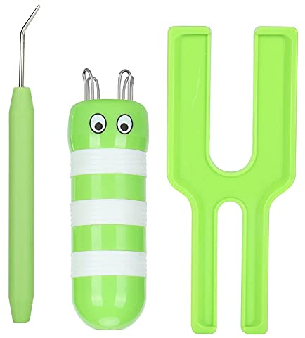 Spool Knitter Bee Rope Knitting Tool DIY Manual Mini Craft Set for Knitting Enthusiasts Plastic Handmade Knitting Accessories with Awl and Pompon Maker