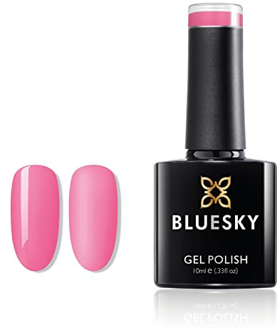 BLUESKY Endless Summer Collection – gelnagellack för glänsande och vackra naglar | lång hållbarhet på upp till 3 veckor (rosa lemonad BSH007)