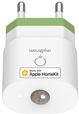 myStrom WiFi Motion Sensor, Bewegungsmelder, mit Temperatur- und Helligkeitssensor. Works with Apple HomeKit. Rest API für Integration in eigene Systeme, Weiss