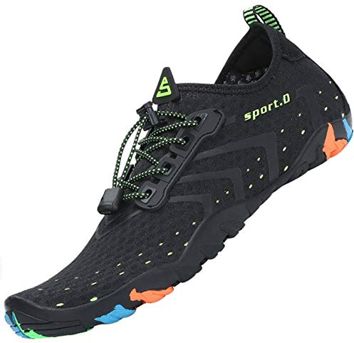 SAGUARO Water Shoes Mens Women Beach Shoes for Swim Aqua Sea Wet, Gr.2.5-13 UK