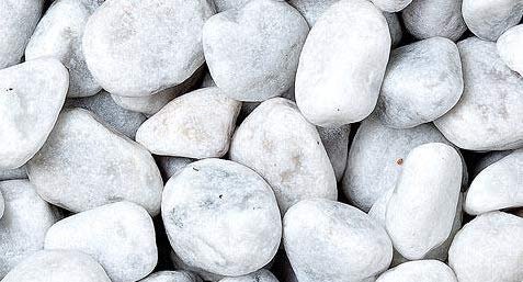 WUEFFE Ciottoli di Marmo Bianco Carrara - Sacchi da 25 kg - Sassi Bianchi Pietre Giardino (15/25 mm., 1 Sacco da kg.25)