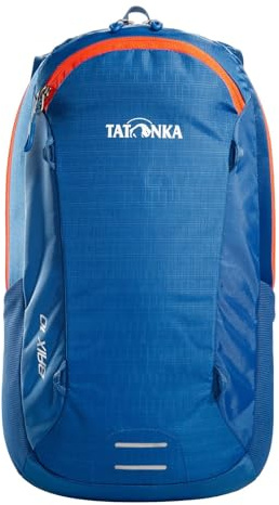 Tatonka Fahrradrucksack Baix 10L - Kleiner, leichter Outdoor-Rucksack mit Helmhalterung und 10 Liter Volumen - Herren und Damen (blue)