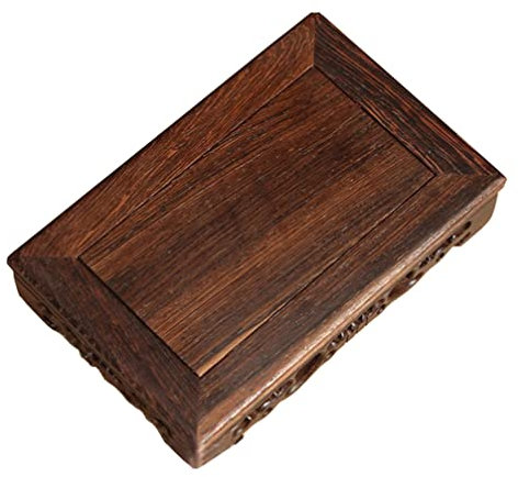 TOPBATHY Holding Base Multi-functional Statue Display Stand Wooden Flowerpot Bases for Home Decoration Random Style
