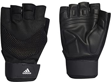 Adidas, Tr Wrist, Trainingshandschuhe, Schwarz-Weiss, M, Unisex-Adult