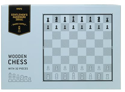 Gentlemen's Hardware - Schachspiel aus Akazie