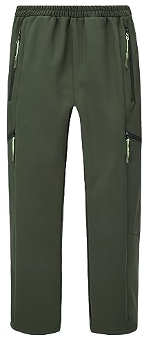 CAMLAKEE Trekkinghose Kinder Thermohose Jungen Wanderhose Mädchen Hose Gefüttert