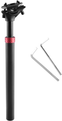 TRIWONDER Fahrrad Sattelstütze 25.4/27.2/28.6/30.4/30.8/31.6mm, Aluminium Sattelstange 350mm Länge für MTB BMX E-Bike Rennrad Trekkingrad