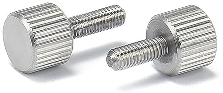 NHEISSCF Flügelschrauben, 304 Rändelschrauben, Rändelkopf-Handschraube, Maschinen, Werkzeug, metrische Einstellschraube GB835 M2,5, M3, M4, M5, M6, Größe: M6
