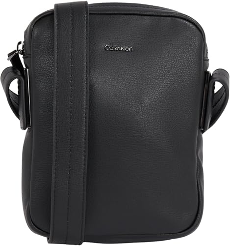 Calvin Klein Herren Umhängetasche Modern Business Reporter Elegant, Schwarz (Ck Black), Einheitsgröße