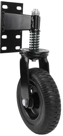 Ausla Rueda Giratoria de Alta Resistencia, Rueda de Goma de Acero para Puerta, Rueda Giratoria de 360 ​​Grados para Jardín, Patio, Capacidad de 600 Libras, 20,32cm