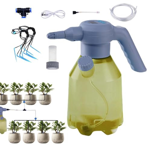 Dispositivos de riego automático de plantas para interiores | Botella rociadora de riego interior para plantas en maceta, temporizador de agua programable, pulverizador automático de riego por goteo