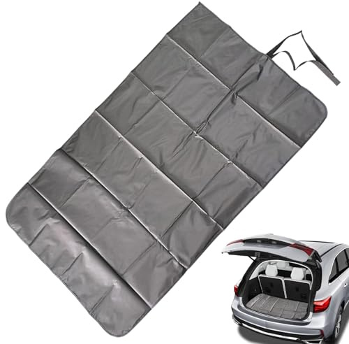 Ruwshuuk Matina de Mascotas de Coche, Alfombra de Carga de Coche - Automotive Trunk Liner Plegado,Space Trasero para Perros Resistente al Agua Liner de Cola Área de Cubierta de Cola para Equipo de