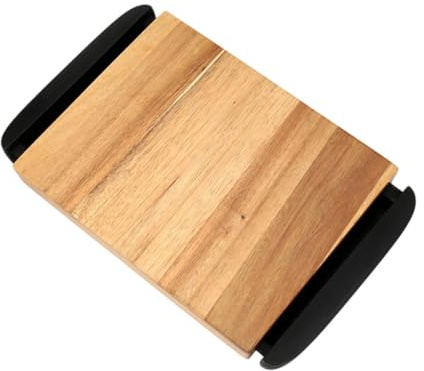Milageto Plato de Tablero de Corte Servir Bandeja de Madera multipropósito, Vegetales de Queso Bandeja de Frutas, Tabla de Corte de Verduras de Fruta para